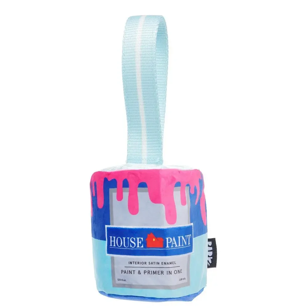BARK Super Chewer Home Alone Dog Toy Paint Can Treat Dispensing‎ Tug Thrash Toss